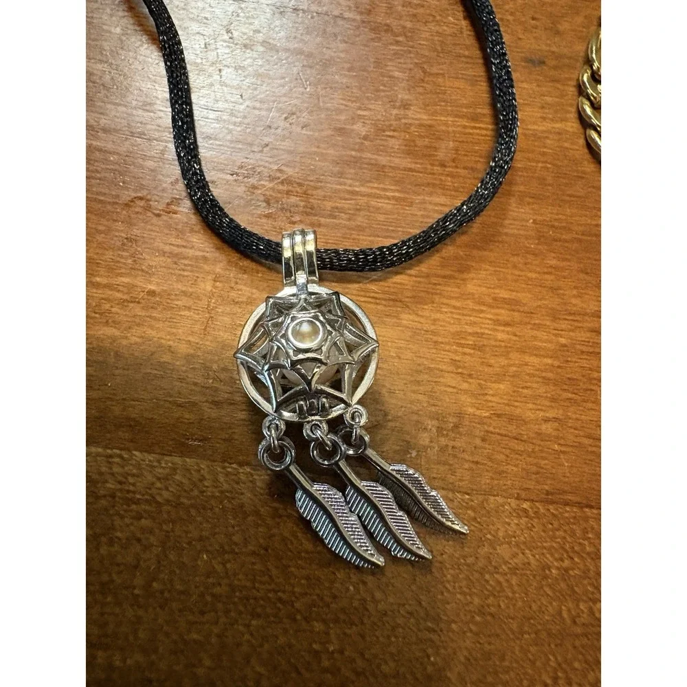 Donna's Curated Boho Harmony Necklace Collection Mixed Styles 4 Pc Jewelry Lot